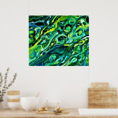 Abstrakte Farbstudie 320, Poster (Küche)