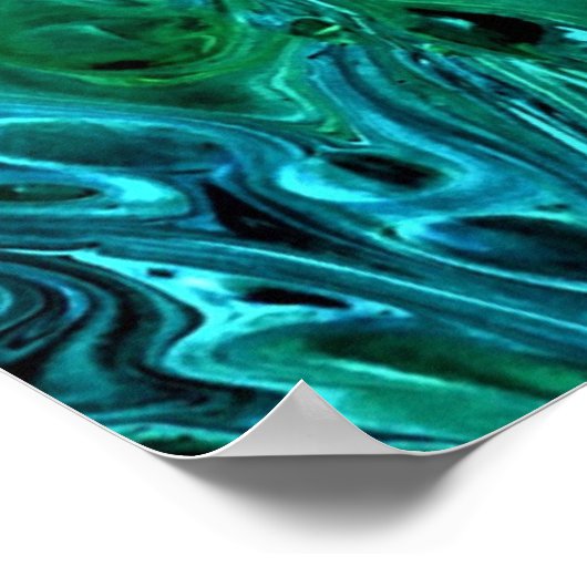 Abstrakte Farbstudie 321, Poster (Ecke)