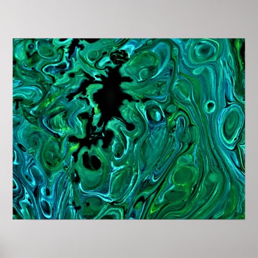 Abstrakte Farbstudie 321, Poster (Vorne)