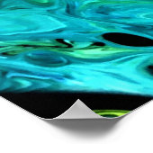 Abstrakte Farbstudie 322, Poster (Ecke)