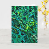 Abstrakte Farbstudie 325, Karte (Gelbe Blume)