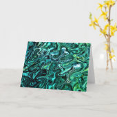 Abstrakte Farbstudie 326, Karte (Gelbe Blume)