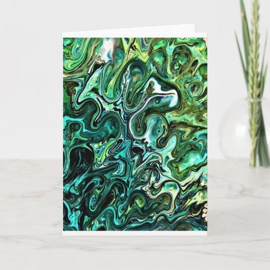 Abstrakte Farbstudie 327, Karte (Vorderseite)