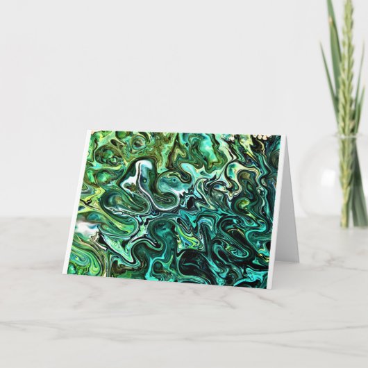 Abstrakte Farbstudie 327, Karte (Vorderseite)