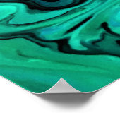 Abstrakte Farbstudie 328, Poster (Ecke)