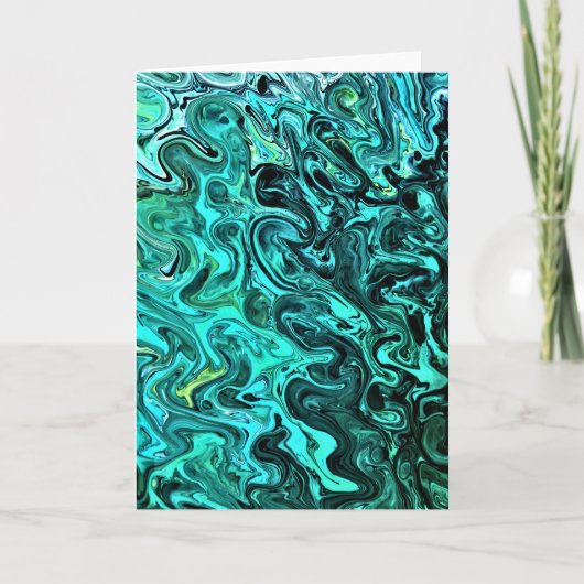 Abstrakte Farbstudie 329, Karte (Vorderseite)