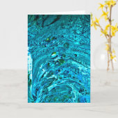 Abstrakte Farbstudie 32, Karte (Gelbe Blume)