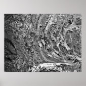 Abstrakte Farbstudie 32/Noir, Poster (Vorne)