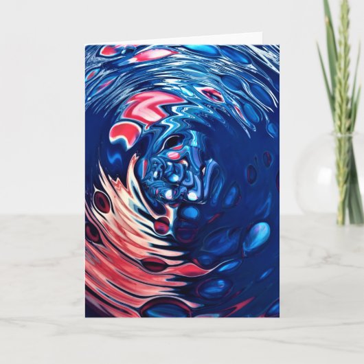 Abstrakte Farbstudie 330, Karte (Vorderseite)