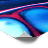 Abstrakte Farbstudie 331, Poster (Ecke)