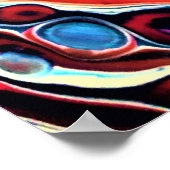 Abstrakte Farbstudie 332, Poster (Ecke)