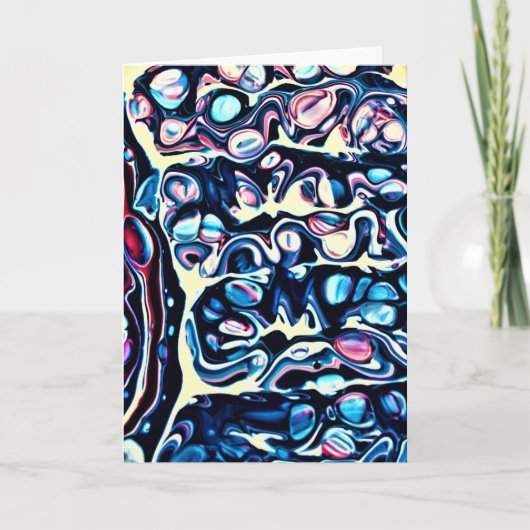 Abstrakte Farbstudie 334, Karte (Vorderseite)