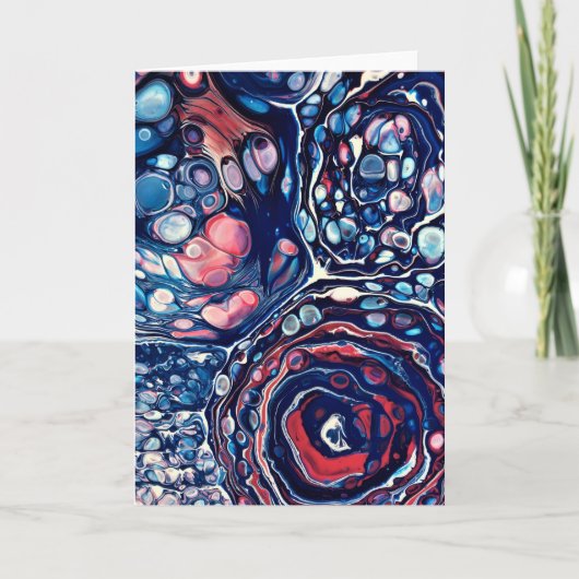 Abstrakte Farbstudie 336, Karte (Vorderseite)