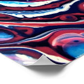 Abstrakte Farbstudie 336, Poster (Ecke)