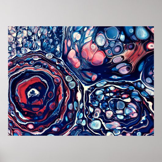 Abstrakte Farbstudie 336, Poster (Vorne)