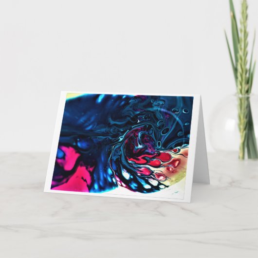 Abstrakte Farbstudie 337, Karte (Vorderseite)