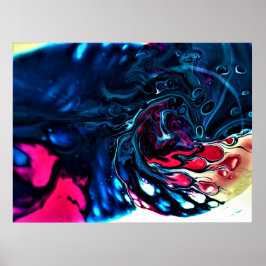 Abstrakte Farbstudie 337, Poster