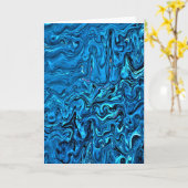 Abstrakte Farbstudie 338, Karte (Gelbe Blume)