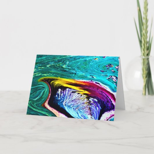 Abstrakte Farbstudie 33, Karte (Vorderseite)