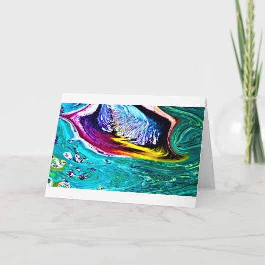 Abstrakte Farbstudie 33, Karte (Vorderseite)