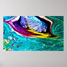 Abstrakte Farbstudie 33, Poster