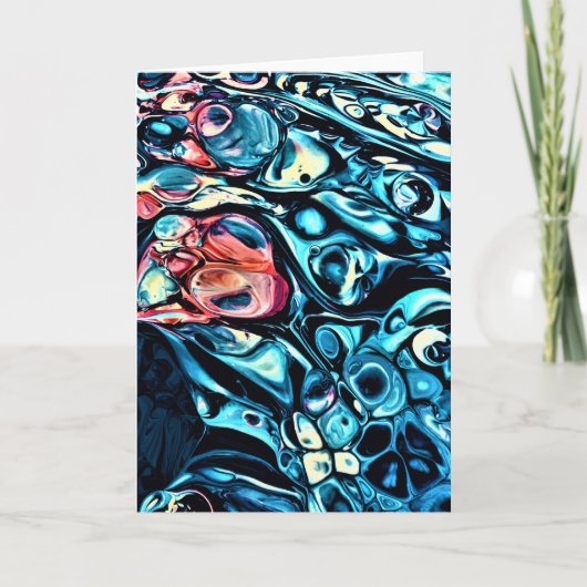 Abstrakte Farbstudie 340, Karte (Vorderseite)