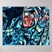 Abstrakte Farbstudie 340, Poster (Vorne)