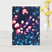 Abstrakte Farbstudie 341, Karte (Gelbe Blume)