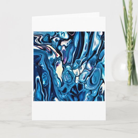 Abstrakte Farbstudie 342, Karte (Vorderseite)