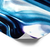 Abstrakte Farbstudie 342, Poster (Ecke)