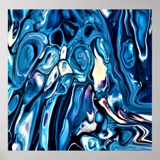 Abstrakte Farbstudie 342, Poster (Vorne)