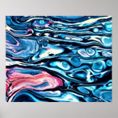 Abstrakte Farbstudie 343, Poster (Vorne)