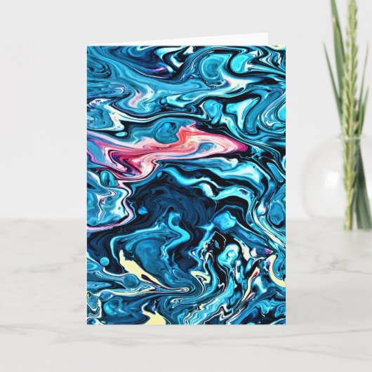 Abstrakte Farbstudie 345, Karte (Vorderseite)