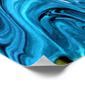 Abstrakte Farbstudie 345, Poster (Ecke)