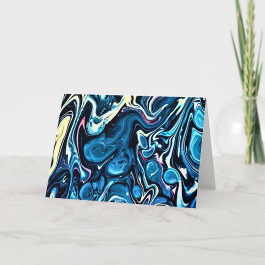 Abstrakte Farbstudie 346, Karte (Vorderseite)