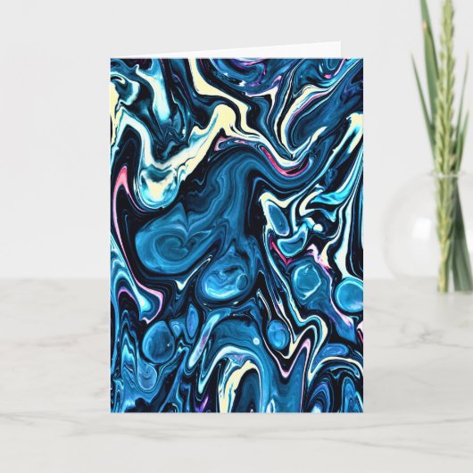 Abstrakte Farbstudie 346, Karte (Vorderseite)