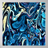 Abstrakte Farbstudie 346, Poster (Vorne)