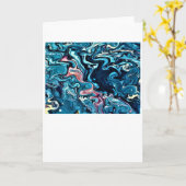 Abstrakte Farbstudie 347, Karte (Gelbe Blume)