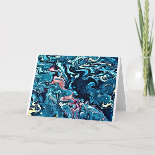 Abstrakte Farbstudie 347, Karte (Vorderseite)