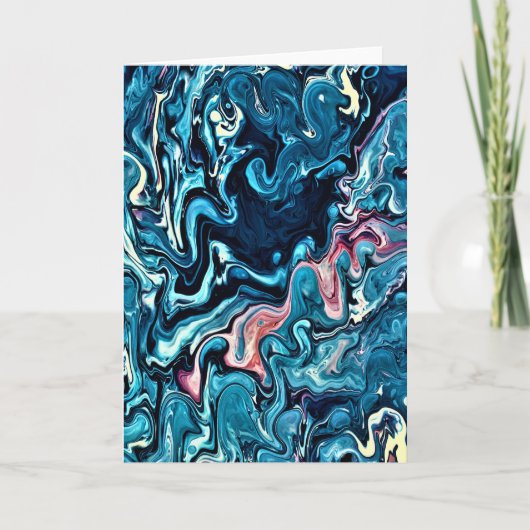 Abstrakte Farbstudie 347, Karte (Vorderseite)