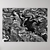 Abstrakte Farbstudie 347/Noir, Poster (Vorne)