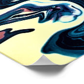 Abstrakte Farbstudie 347, Poster (Ecke)