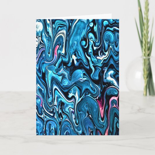 Abstrakte Farbstudie 349, Karte (Vorderseite)