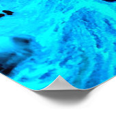 Abstrakte Farbstudie 34, Poster (Ecke)