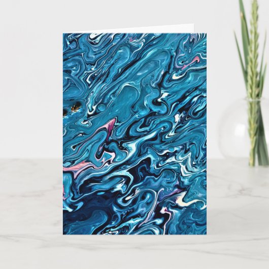 Abstrakte Farbstudie 350, Karte (Vorderseite)