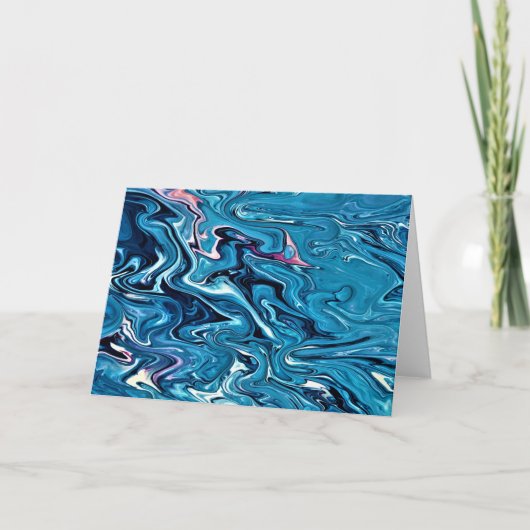 Abstrakte Farbstudie 353, Karte (Vorderseite)