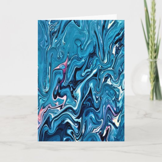 Abstrakte Farbstudie 353, Karte (Vorderseite)