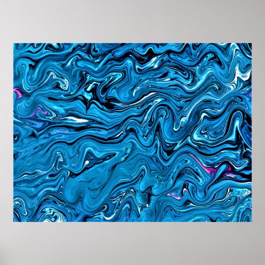 Abstrakte Farbstudie 355, Poster (Vorne)