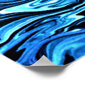 Abstrakte Farbstudie 356, Poster (Ecke)