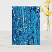 Abstrakte Farbstudie 357, Karte (Gelbe Blume)